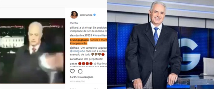 William Waack de racista e machista globais