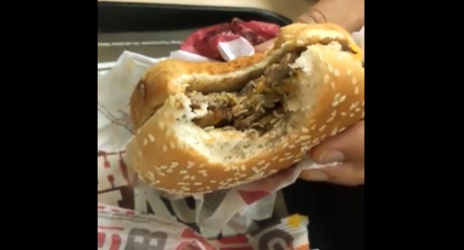 Burger King brasil lanche larvas vivas 