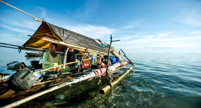 comunidade nômade vida no mar futuro ameaçado meio ambiente Ásia
