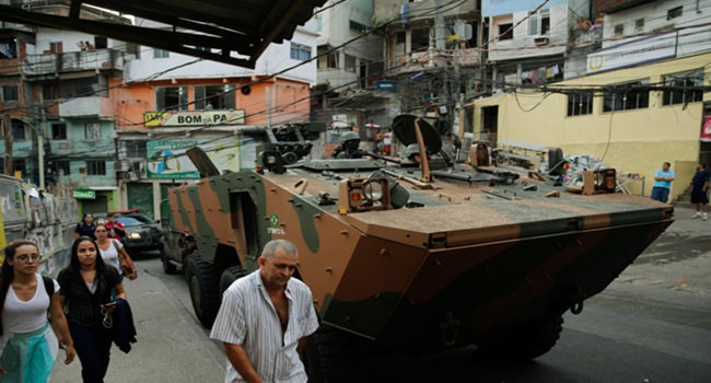 favelas, intervenção militar medo de violações 