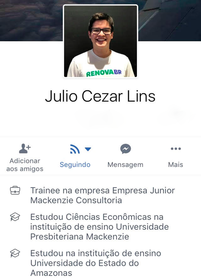Júlio Lins Funcionário fantasma Prefeitura Manaus líder Vem pra rua