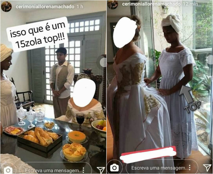 Mãe defende filha que usou negros escravizados festa de 15 anos 