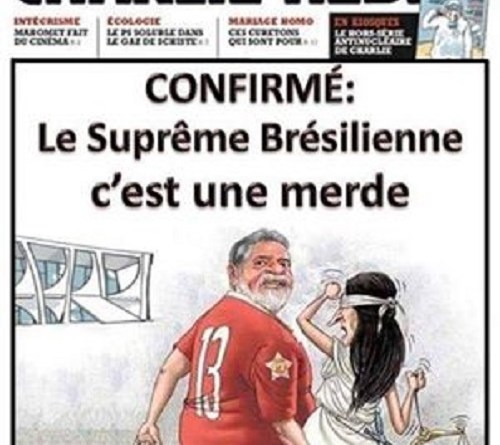 capa falsa lula charlie hebdo