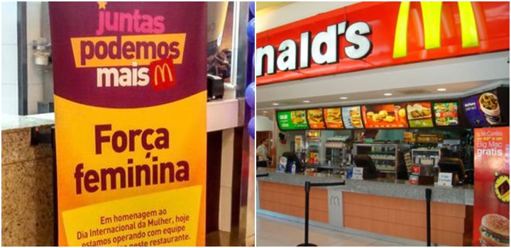 mcdonald's dia da mulher feminina