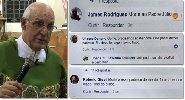 Padre Julio Lancellotti é ameaçado de morte defender moradores de rua