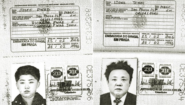 Passaporte brasileiro de Kim Jong Un