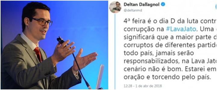 dallagnol jejum prisão de Lula