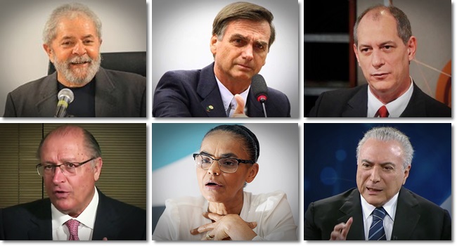 pesquisa CNT/MDA para além da liderança de Lula bolsonaro ciro alckmin marina temer