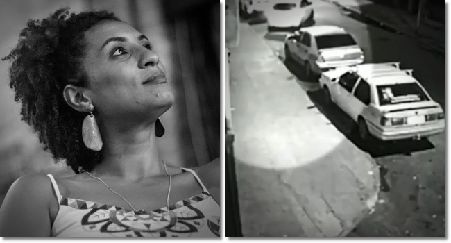 policiais estavam no carro usado para matar Marielle Franco