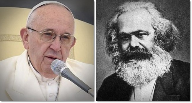 Texto do Papa Francisco traz semelhanças com formulações de Karl Marx