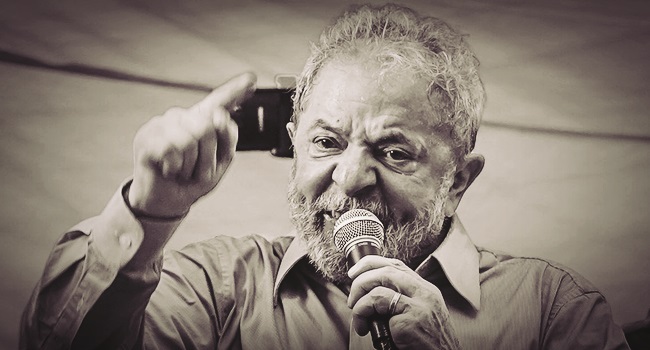 ex-presidente Lula sofrendo censura entrevista preso político 