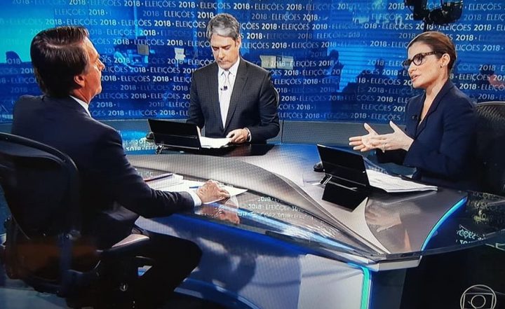 Resultado de imagem para bolsonaro no JornaL NACIONAL