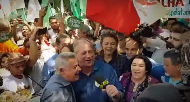 Ciro Gomes dança forró brasília eleições 2018