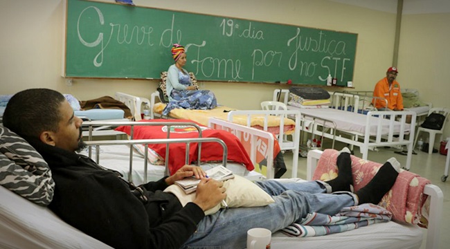Grevistas de fome 20 dias camas hospitalares justiça stf