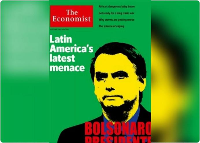 capa The Economist Bolsonaro