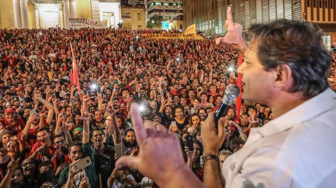 Haddad imita Lula Florianópolis