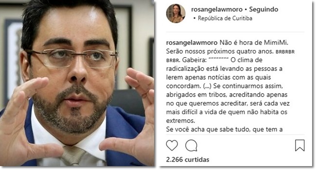 bretas juiz da lava jato curte bolsonaro Rosangela Moro