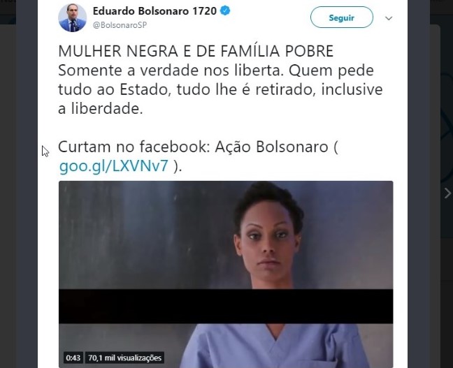 mulher negra pobre bolsonaro