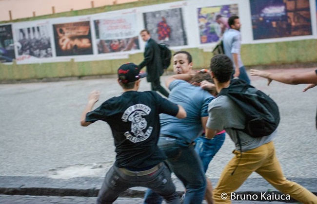 museu nacional mbl protesto provocar apanhando 