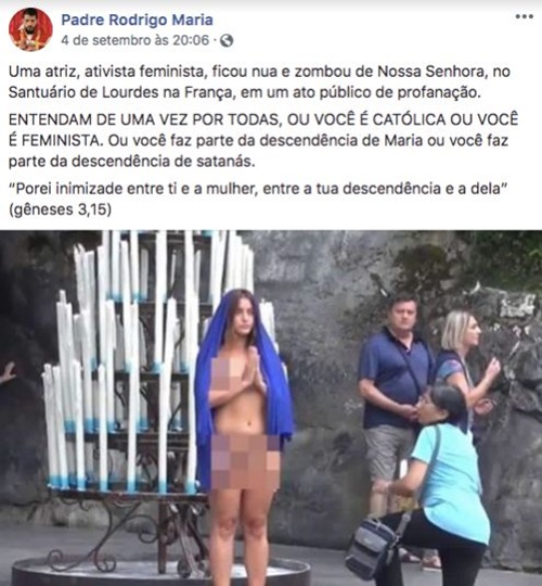 Padre abusou de freiras campanha para Bolsonaro