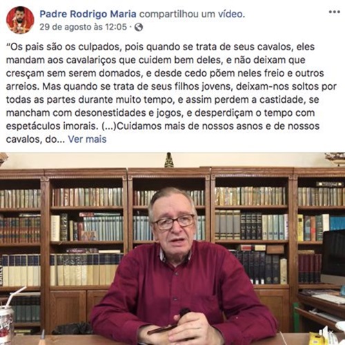 Padre abusou de freiras campanha para Bolsonaro