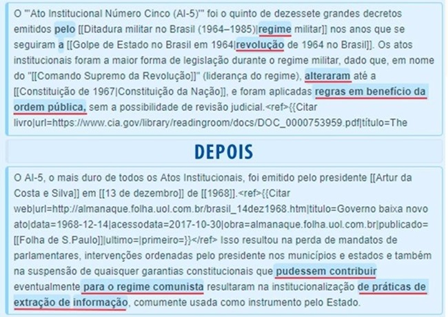 Polícia Militar edita ditadura na Wikipédia São Paulo eleições