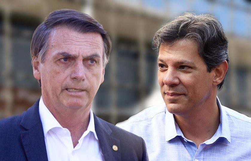 Bolsonaro Haddad pesquisa Datafolha