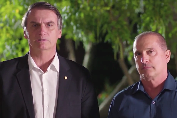 Bolsonaro e Onyx Lorenzoni