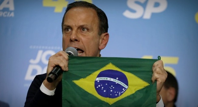 Declaração de amor João Doria Bolsonaro Major Olímpio eleições 2018 São Paulo