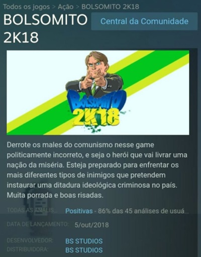  jogo mito ganha pontos ao matar minorias bolsonaro eleições