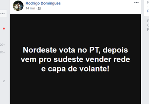 Nordestinos atacados votarem em Fernando Haddad xenofobia