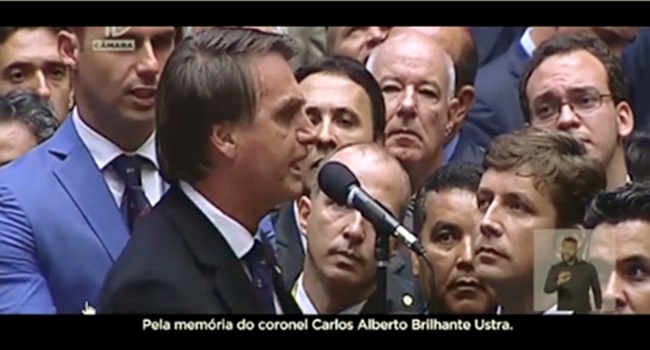 vídeo ídolo de Bolsonaro Carlos Alberto Brilhante Ustra eleições