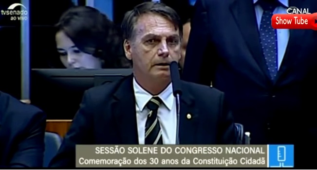 Bolsonaro faz 1º discurso no Congresso como presidente eleito constituição federal