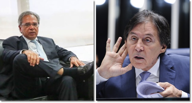 conversa Paulo Guedes e Eunício Oliveira chocou parlamento
