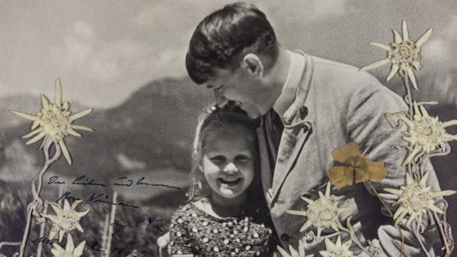 foto hitler menina judia amizade