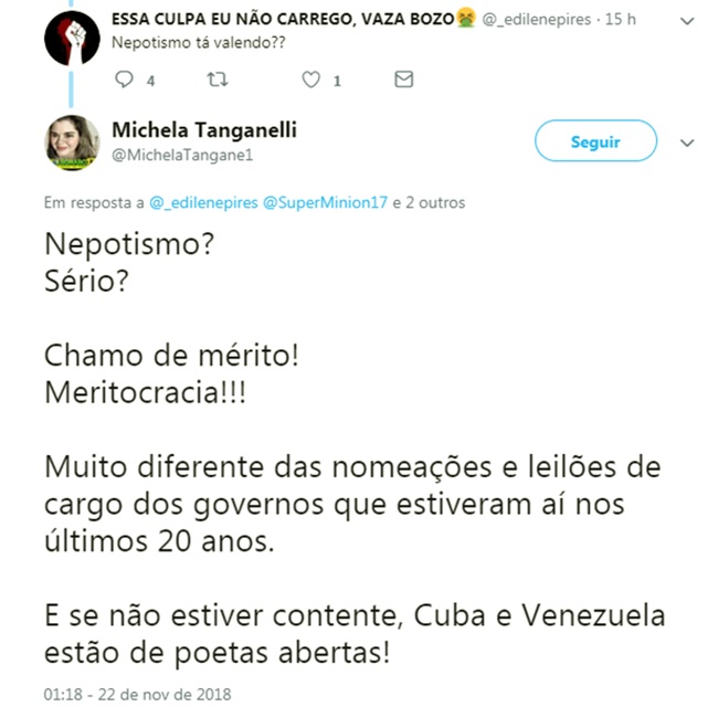 Lei impede Bolsonaro de nomear filho Carlos Bolsonaro ministro ou assessor nepotismo