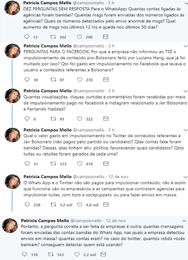 perguntas sem resposta sobre as redes sociais de Bolsonaro