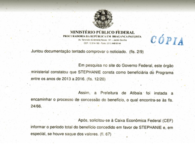 Filho de Olavo de Carvalho foi aprovado no Bolsa Família