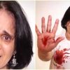 Vídeo de Damares chorando e com as mãos sujas de sangue viraliza nas redes damares-alves-sangue