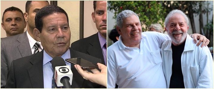 Mourão Lula Vavá enterro irmão