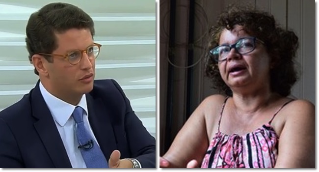 Angela Filha de Chico Mendes reage ao comentário de Ricardo Salles