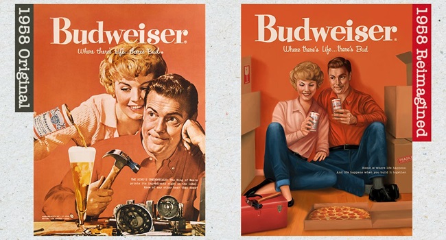Budweiser corrige seus anúncios machistas da década de 50