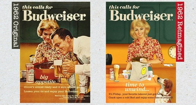 Budweiser corrige seus anúncios machistas da década de 50