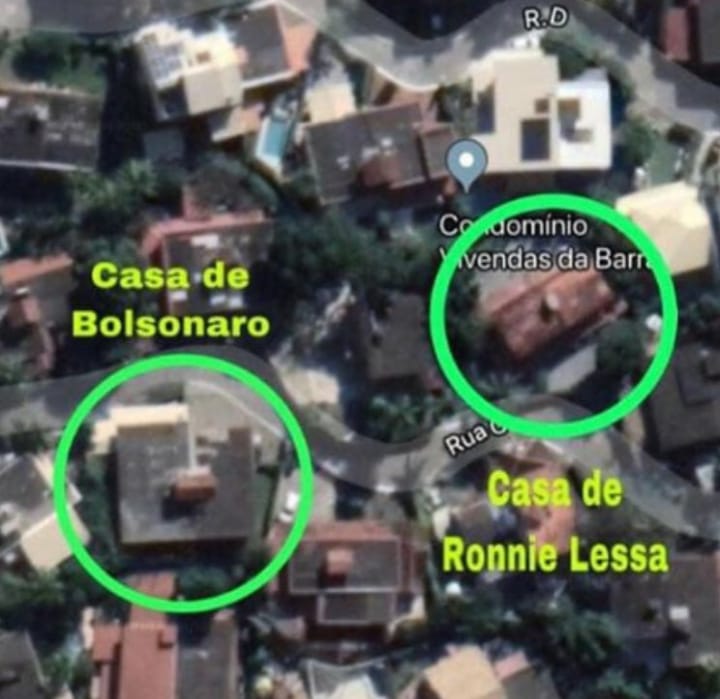 Jair Bolsonaro Ronnie Lessa casa