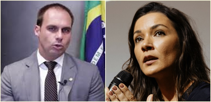 Eduardo Bolsonaro e Ilana Szabó