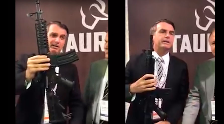 bolsonaro fuzil da taurus