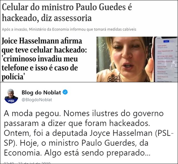 joice hasselmann celular hackeados