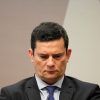 Brazil's Justice Minister Sergio Moro attends a commission of Constitution and Justice in the Brazilian Federal Senate in Brasilia