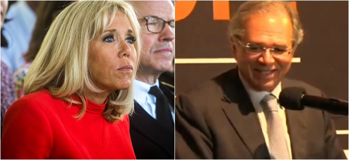 Brigitte Macron Paulo Guedes