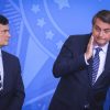 Jair Bolsonaro suspeita de Sergio Moro em investigação sobre filho Flávio JairBolsonaro-SergioMoro-Moro-FrenteBrasil-Violencia-29Ago2019